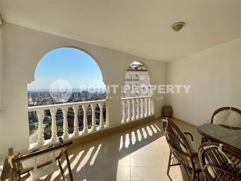 Просторные апартаменты в открытом для ВНЖ районе – Джикджилли. Потрясающий вид на Средиземное море, стильная мебель в стоимости.-id-2241-фото-17