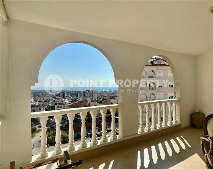 Просторные апартаменты в открытом для ВНЖ районе – Джикджилли. Потрясающий вид на Средиземное море, стильная мебель в стоимости.-id-2241-фото-18