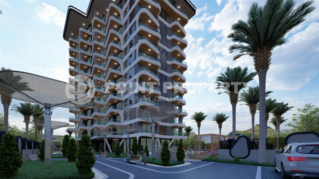 Квартиры разных планировок в элитной резиденции в Махмутларе, 600м от моря-id-1186-фото-6