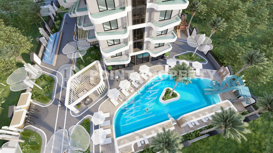 Квартиры разных планировок в элитной резиденции в Махмутларе, 600м от моря-id-1186-фото-11