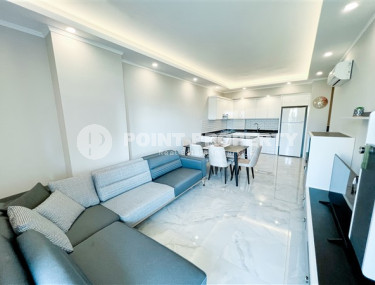 Two-room apartment with a private garden, 1500 meters from the sea, Avsallar area-id-2245-photo-2