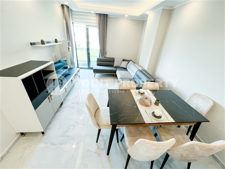 Two-room apartment with a private garden, 1500 meters from the sea, Avsallar area-id-2245-photo-6