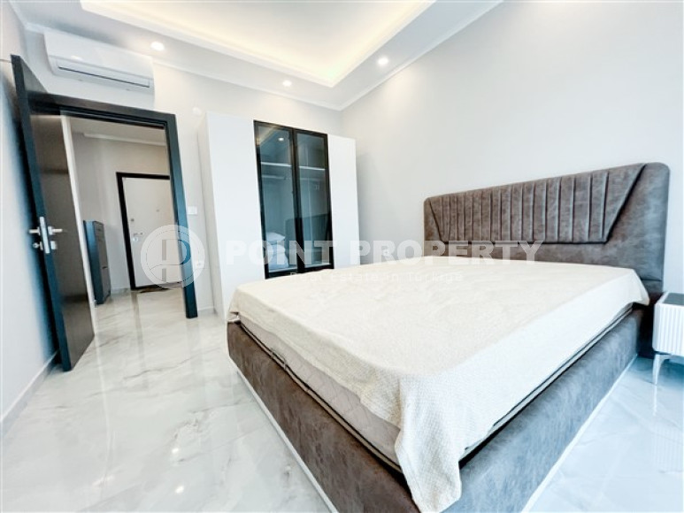 Two-room apartment with a private garden, 1500 meters from the sea, Avsallar area-id-2245-photo-9