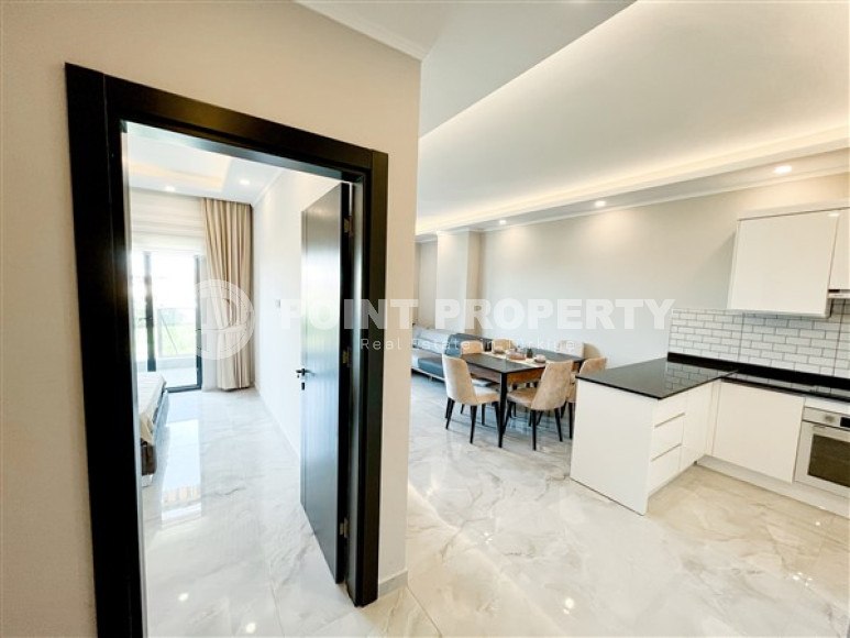 Two-room apartment with a private garden, 1500 meters from the sea, Avsallar area-id-2245-photo-13