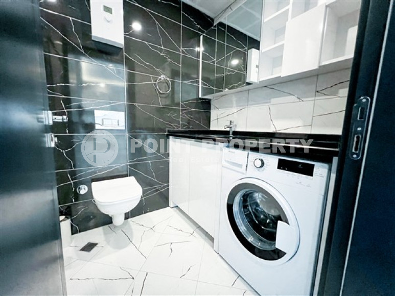 Two-room apartment with a private garden, 1500 meters from the sea, Avsallar area-id-2245-photo-16