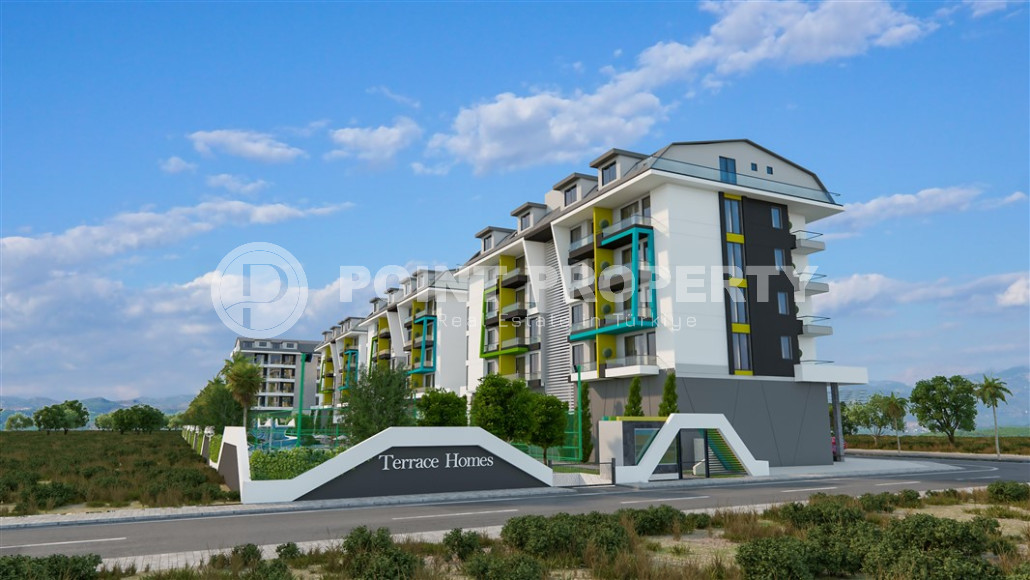 Spacious apartments in a new premium complex with a private beach in Kargicak.-id-1187-photo-3