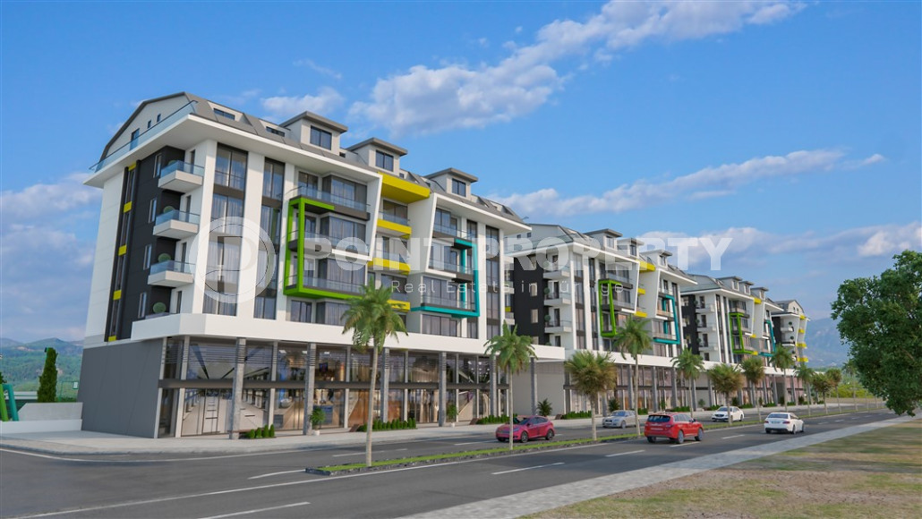 Spacious apartments in a new premium complex with a private beach in Kargicak.-id-1187-photo-4