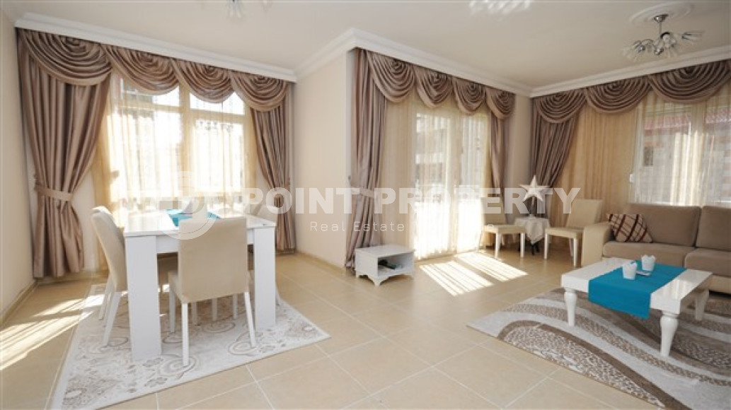 Spacious five-room duplex overlooking the Mediterranean Sea and the Taurus Mountains, large area of 220 m2, Cikcilli area.-id-2248-photo-3