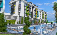 Spacious apartments in a new premium complex with a private beach in Kargicak.-id-1187-photo-6