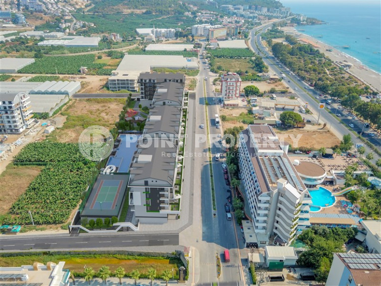 Spacious apartments in a new premium complex with a private beach in Kargicak.-id-1187-photo-7