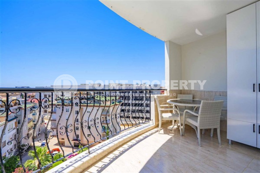 Трехкомнатные апартаменты, 100 м2, с большим  бассейном на территории комплекса, район Джикджилли, Алания-id-2247-фото-14