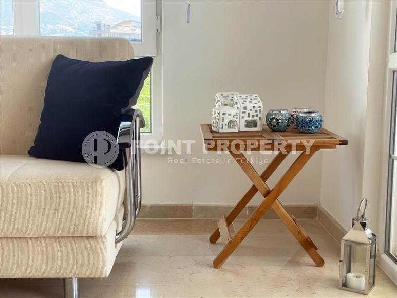 Уютная квартира с двумя спальнями на берегу горной реки, в 350м от моря в районе Тосмур-id-1188-фото-4