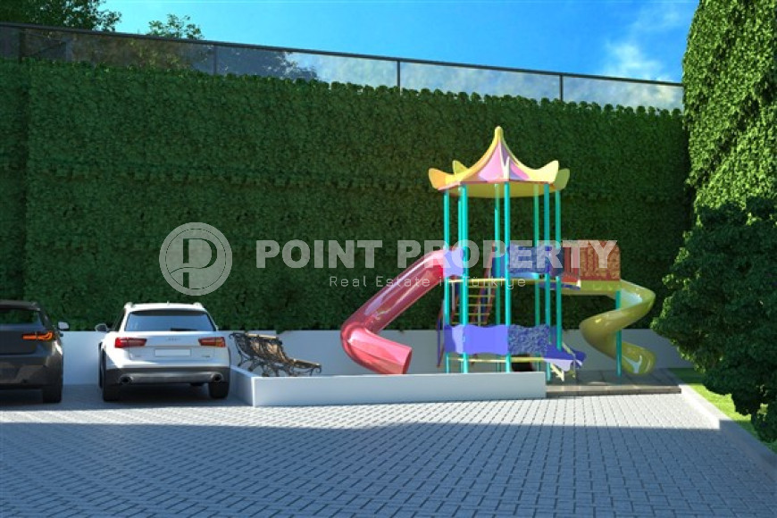 Квартира 2+1, 100 кв.м, в новой резиденции с инфраструктурой, в 1000 м от моря район Демирташ, Алания-id-2251-фото-10