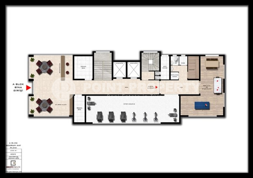 Апартаменты с одной спальней 65 кв. м  в 200 метрах от моря в новом комплексе уединенного района Демирташ, Алания.-id-2252-фото-13