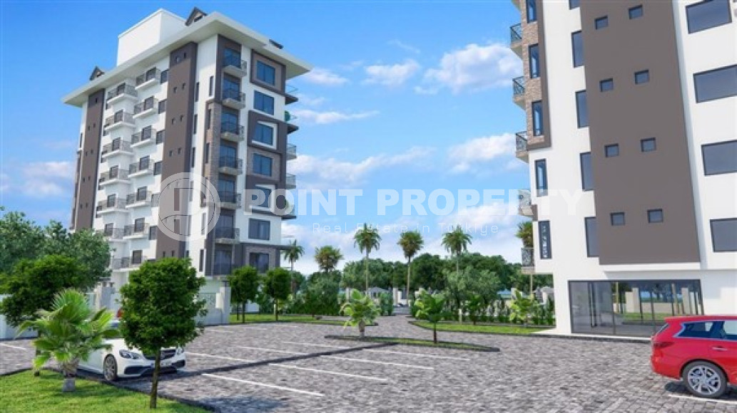 Апартаменты с одной спальней 65 кв. м  в 200 метрах от моря в новом комплексе уединенного района Демирташ, Алания.-id-2252-фото-6