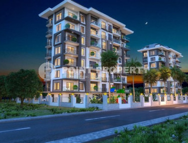 Апартаменты с одной спальней 65 кв. м  в 200 метрах от моря в новом комплексе уединенного района Демирташ, Алания.-id-2252-фото-4