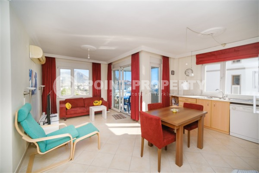 Просторная квартира 2+1, 90м²,  с видом на горы и крепость Алании, в популярном районе Джикджилли-id-2253-фото-3