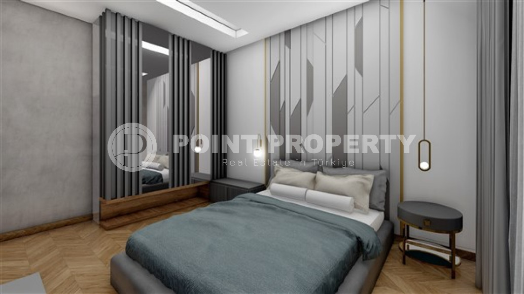 Старт продаж: квартиры 1+1 и 3+1, 65-135м² в новом проекте в районе Алании – Авсаллар-id-2256-фото-9