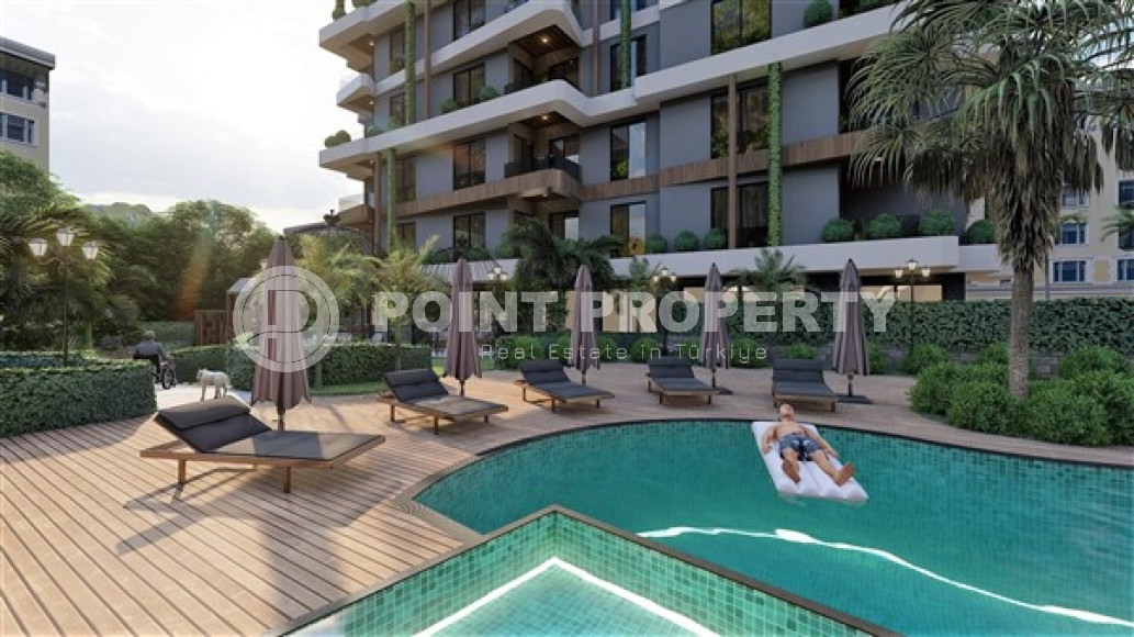 Старт продаж: квартиры 1+1 и 3+1, 65-135м² в новом проекте в районе Алании – Авсаллар-id-2256-фото-15