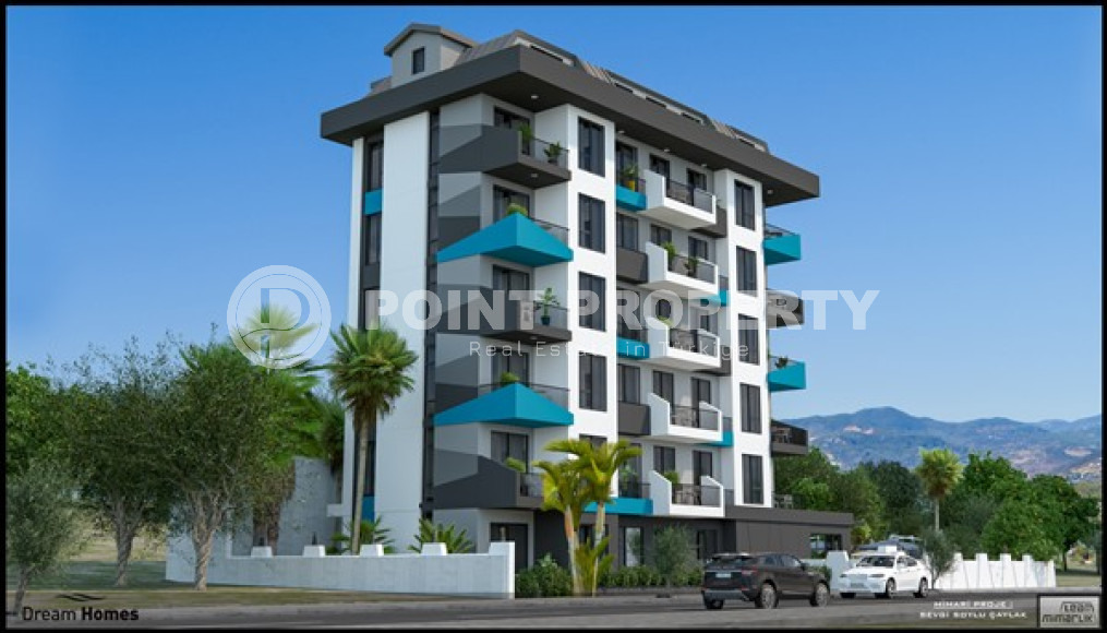 Новый проект с обширной инфраструктурой в районе Алании Паяллар, в 900м от моря-id-2257-фото-3