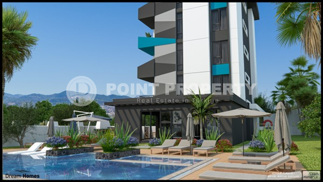 Новый проект с обширной инфраструктурой в районе Алании Паяллар, в 900м от моря-id-2257-фото-4