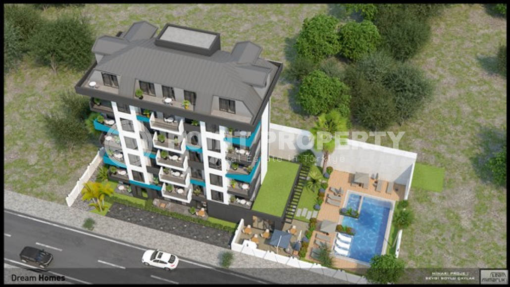 Новый проект с обширной инфраструктурой в районе Алании Паяллар, в 900м от моря-id-2257-фото-8