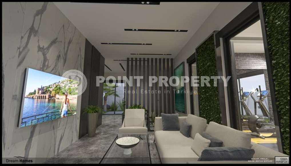 Новый проект с обширной инфраструктурой в районе Алании Паяллар, в 900м от моря-id-2257-фото-13