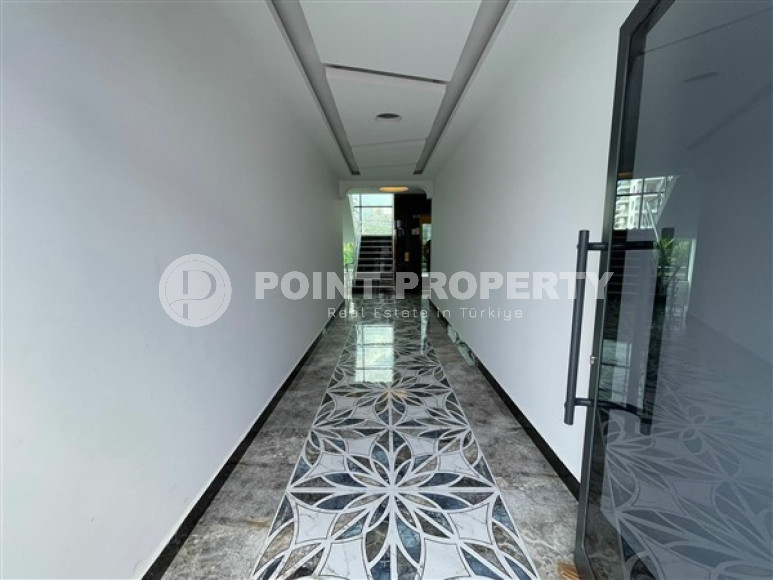 Новая квартира с двумя спальнями, 105м² с видом на море в новом комплексе в Каргыджаке, Алания-id-2260-фото-18