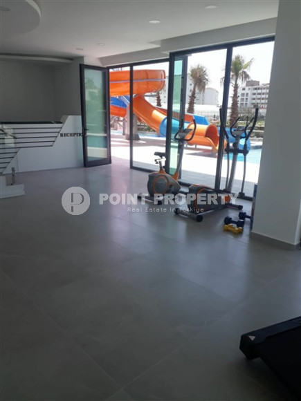 Новая квартира с двумя спальнями, 105м² с видом на море в новом комплексе в Каргыджаке, Алания-id-2260-фото-23