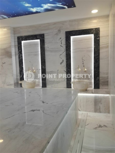 Новая квартира с двумя спальнями, 105м² с видом на море в новом комплексе в Каргыджаке, Алания-id-2260-фото-25