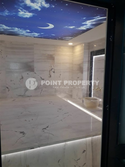 Новая квартира с двумя спальнями, 105м² с видом на море в новом комплексе в Каргыджаке, Алания-id-2260-фото-26