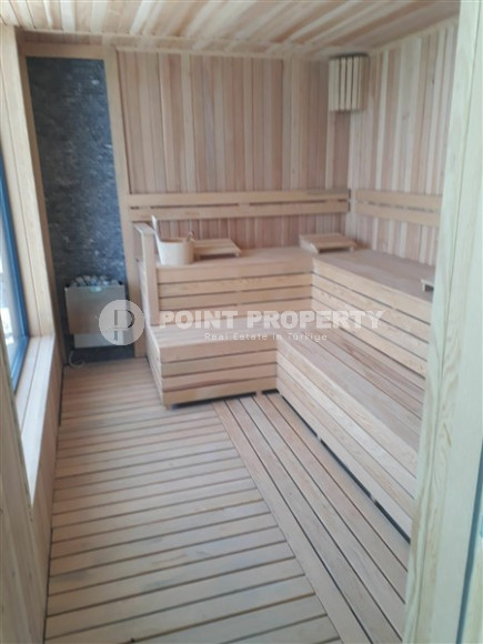 Новая квартира с двумя спальнями, 105м² с видом на море в новом комплексе в Каргыджаке, Алания-id-2260-фото-27