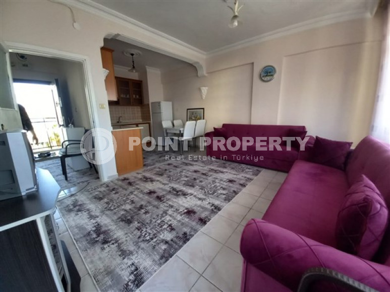 Двухкомнатная квартира, 50м², с видом на горы, в доме городского типа в 450м от пляжа Клеопатры-id-2261-фото-2