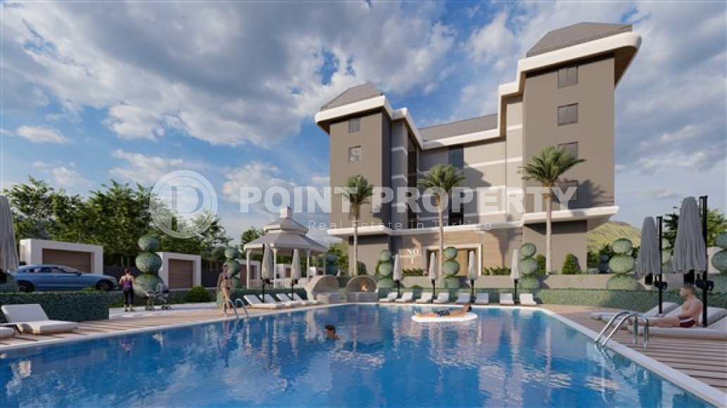 Квартиры в комплексе премиум класса, 50-175м², в 100м от моря в районе Каргыджак, Алания-id-2262-фото-11