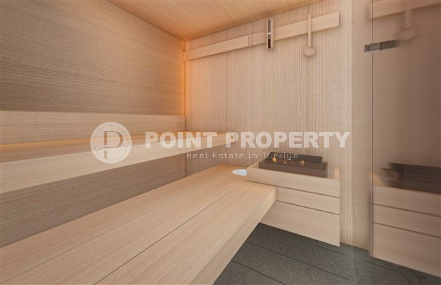 Квартиры в комплексе премиум класса, 50-175м², в 100м от моря в районе Каргыджак, Алания-id-2262-фото-16