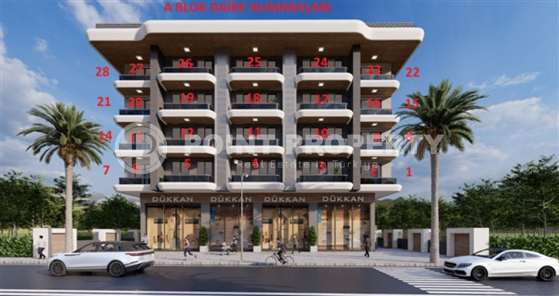 Квартиры в комплексе премиум класса, 50-175м², в 100м от моря в районе Каргыджак, Алания-id-2262-фото-33