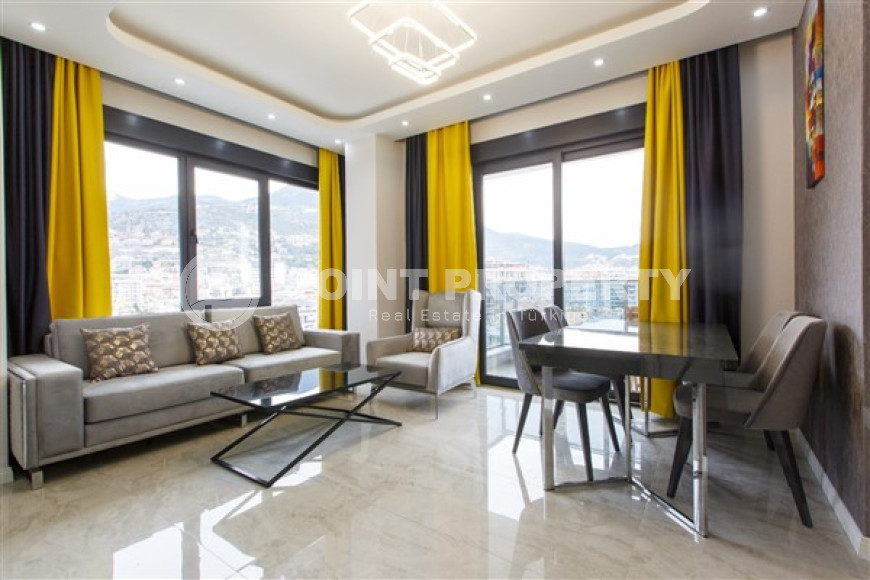 Трехкомнатная квартира, 110 м², в новом комплексе класса люкс с отельной инфраструктурой в 500 м от пляжа Кейкубат, Аланья-id-2264-фото-2