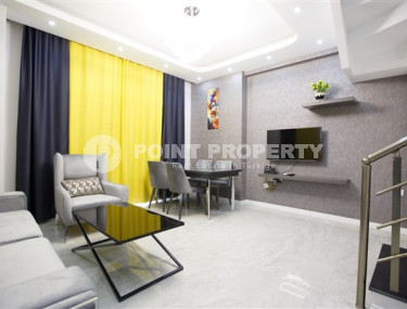 Трехкомнатная квартира, 110 м², в новом комплексе класса люкс с отельной инфраструктурой в 500 м от пляжа Кейкубат, Аланья-id-2264-фото-3