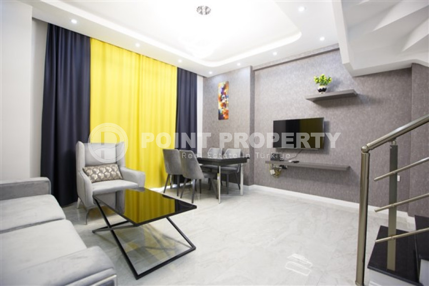 Трехкомнатная квартира, 110 м², в новом комплексе класса люкс с отельной инфраструктурой в 500 м от пляжа Кейкубат, Аланья-id-2264-фото-3