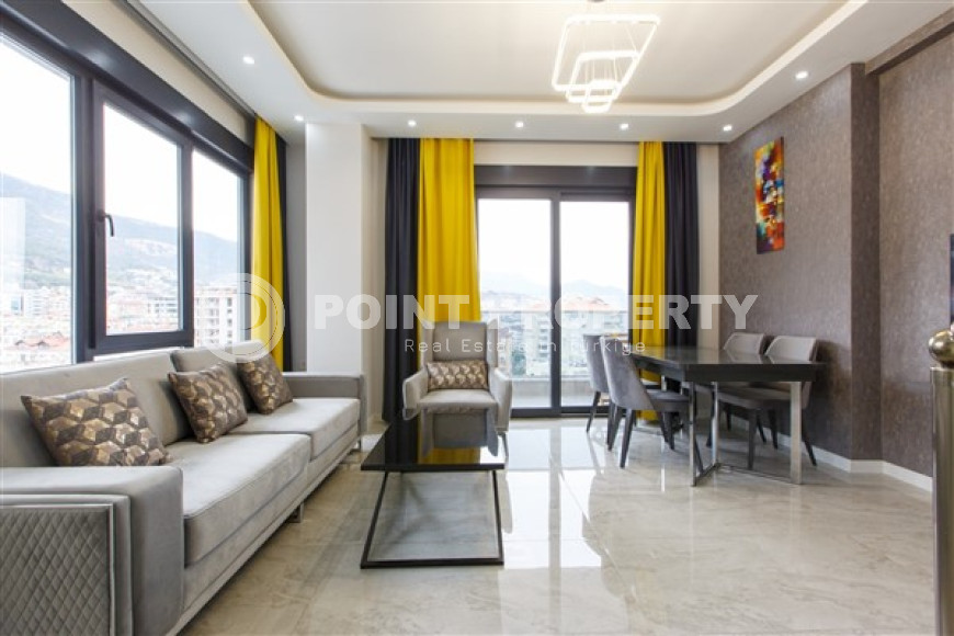 Трехкомнатная квартира, 110 м², в новом комплексе класса люкс с отельной инфраструктурой в 500 м от пляжа Кейкубат, Аланья-id-2264-фото-5