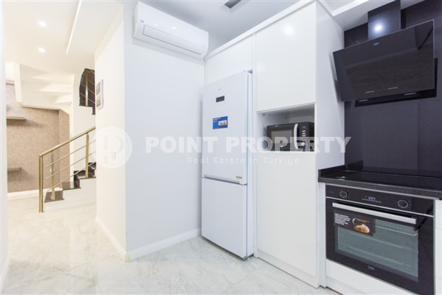 Трехкомнатная квартира, 110 м², в новом комплексе класса люкс с отельной инфраструктурой в 500 м от пляжа Кейкубат, Аланья-id-2264-фото-9