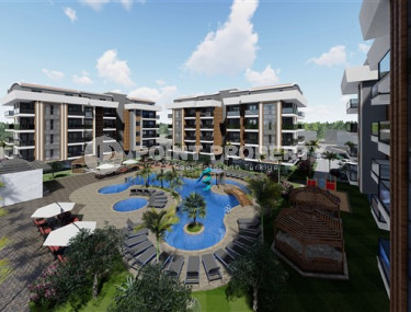 A new, modern premium class complex under construction with apartments of different layouts, ranging from 48 to 150 m² in the attractive Oba area, Alanya.-id-2267-photo-1