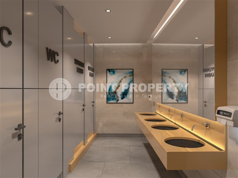 A new, modern premium class complex under construction with apartments of different layouts, ranging from 48 to 150 m² in the attractive Oba area, Alanya.-id-2267-photo-6