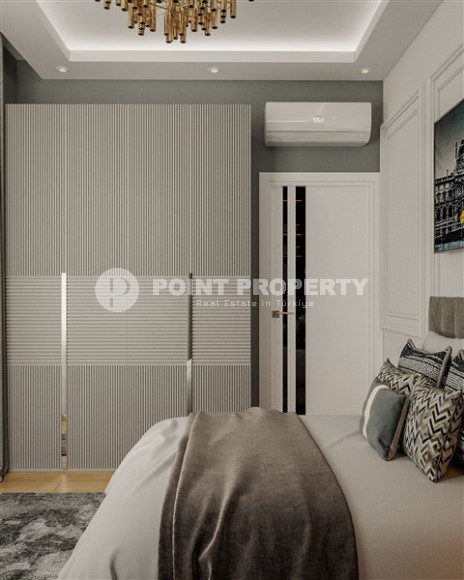 A new, modern premium class complex under construction with apartments of different layouts, ranging from 48 to 150 m² in the attractive Oba area, Alanya.-id-2267-photo-7