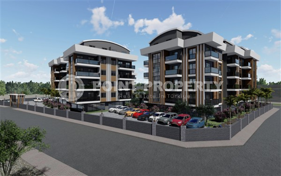 A new, modern premium class complex under construction with apartments of different layouts, ranging from 48 to 150 m² in the attractive Oba area, Alanya.-id-2267-photo-12