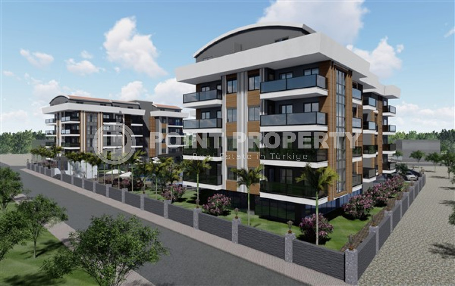 A new, modern premium class complex under construction with apartments of different layouts, ranging from 48 to 150 m² in the attractive Oba area, Alanya.-id-2267-photo-14