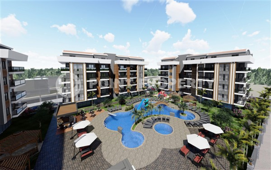 A new, modern premium class complex under construction with apartments of different layouts, ranging from 48 to 150 m² in the attractive Oba area, Alanya.-id-2267-photo-15