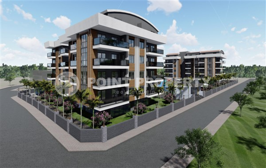 A new, modern premium class complex under construction with apartments of different layouts, ranging from 48 to 150 m² in the attractive Oba area, Alanya.-id-2267-photo-18