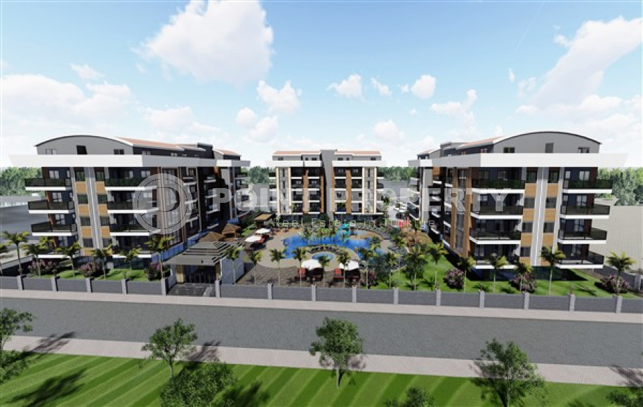 A new, modern premium class complex under construction with apartments of different layouts, ranging from 48 to 150 m² in the attractive Oba area, Alanya.-id-2267-photo-21