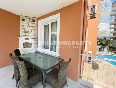 Меблированная трехкомнатная квартира с видом на горы в районе Алании Тосмур-id-1189-фото-5